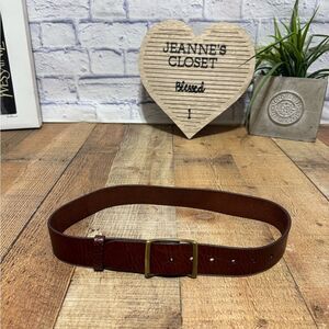 De Palma Genuine brown leather belt size small depalma